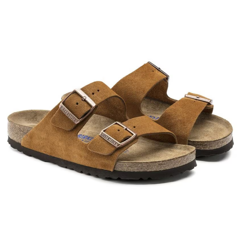 Arizona Suede Sandals – Soft Anatomical Footbed & Relaxed Everyday Comfort