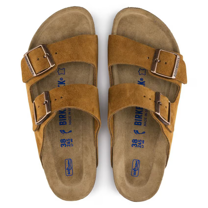 Arizona Suede Sandals – Soft Anatomical Footbed & Relaxed Everyday Comfort