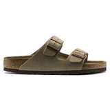 Arizona Suede Taupe Sandals – Soft Anatomical Footbed & Timeless Comfort Design