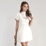 The Vivienne Puff Sleeve Mini Dress