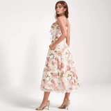 Roselle Bloom Midi Dress