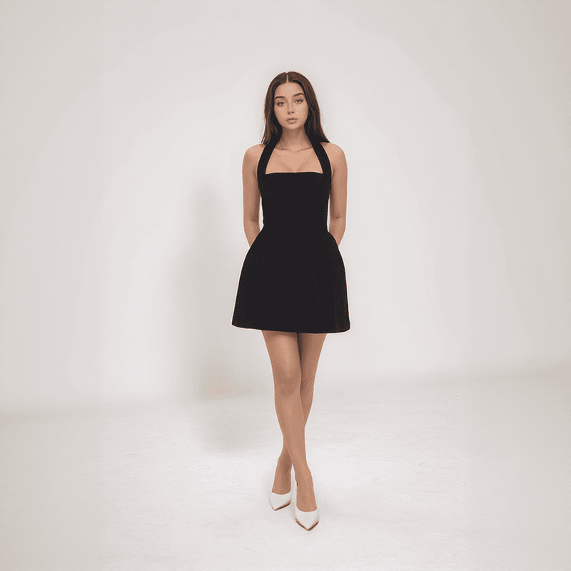 Liora Halter Mini Dress