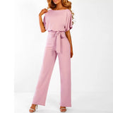 Women's simple and chic jumpsuit